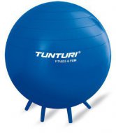 Gymnastický míč TUNTURI zesílený s 6 úchyty 65 cm modrý