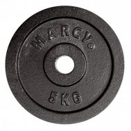 Marcy kotouč Plate Black 5.0kg, Single